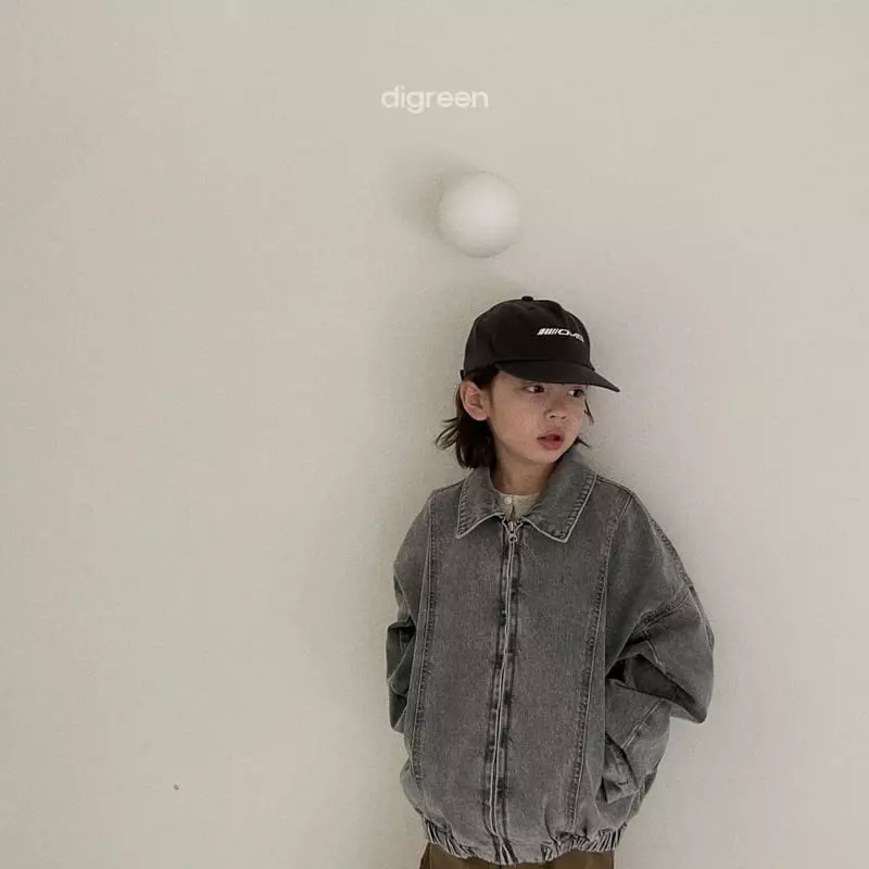 Digreen - Korean Children Fashion - #prettylittlegirls - Mango Denim Jacket - 6