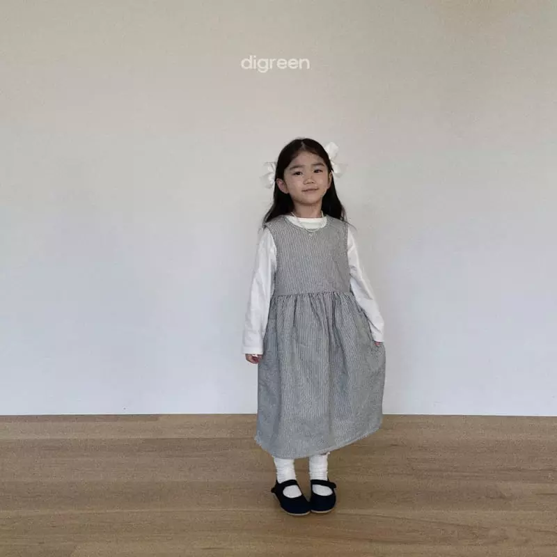 Digreen - Korean Children Fashion - #stylishchildhood - Denim One-piece - 2
