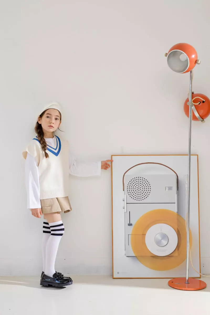 Dore Dore - Korean Children Fashion - #kidzfashiontrend - Spring Smart Knit Vest - 4