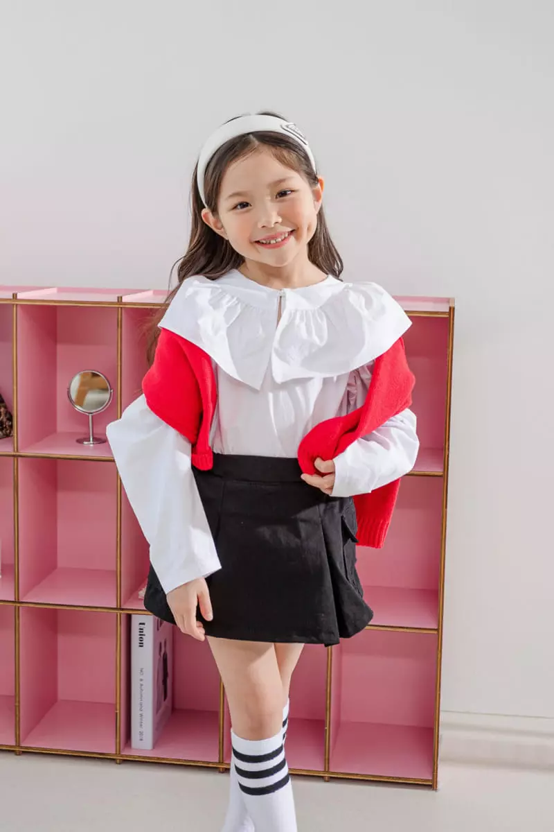 Dore Dore - Korean Children Fashion - #childofig - Spring Circle Big Collar Blouse