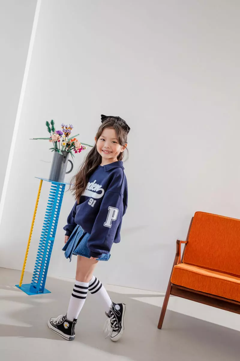 Dore Dore - Korean Children Fashion - #discoveringself - Spring P Collar Sweatshirt - 5