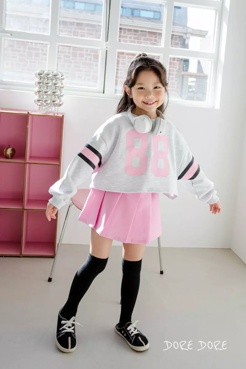 Dore Dore - Korean Children Fashion - #littlefashionista - 88 Harnie Crop SWEatshirt - 10