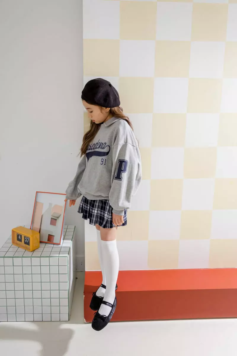 Dore Dore - Korean Children Fashion - #magicofchildhood - Spring P Collar Sweatshirt - 12