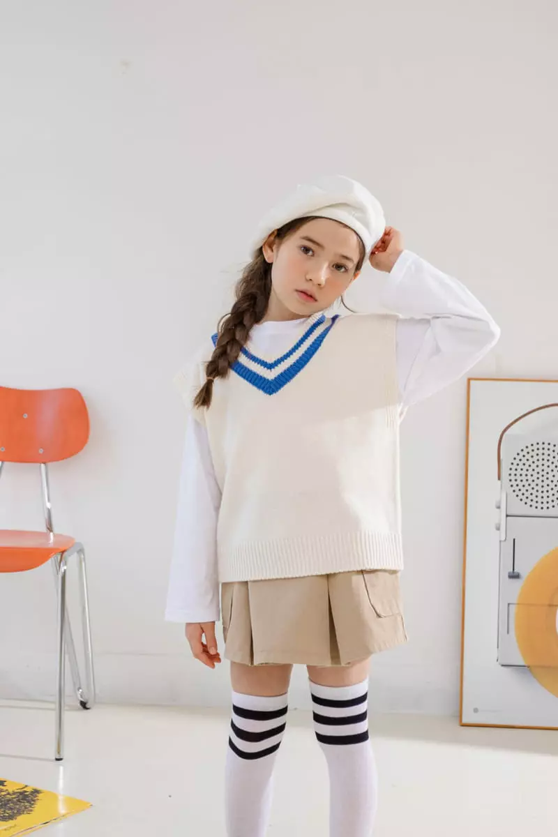 Dore Dore - Korean Children Fashion - #minifashionista - Basic Muzi Inner Tee - 10