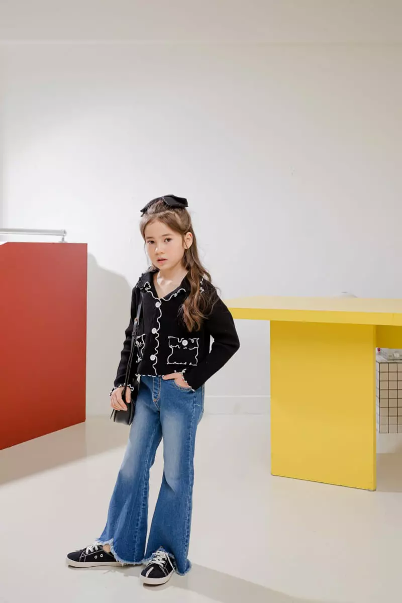 Dore Dore - Korean Children Fashion - #prettylittlegirls - Spring Triangle Jeans - 10