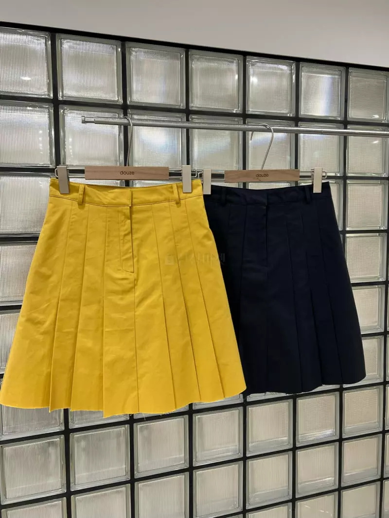 Douze - Korean Women Fashion - #momslook - Deggi Wrinkle Skirt - 10