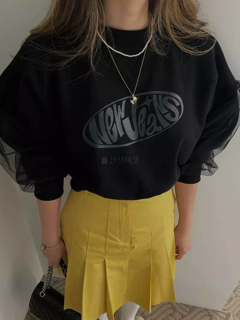 Douze - Korean Women Fashion - #momslook - Mesh Sweatshirt - 7