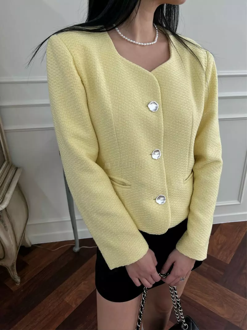Douze - Korean Women Fashion - #momslook - Twid Jacket - 12
