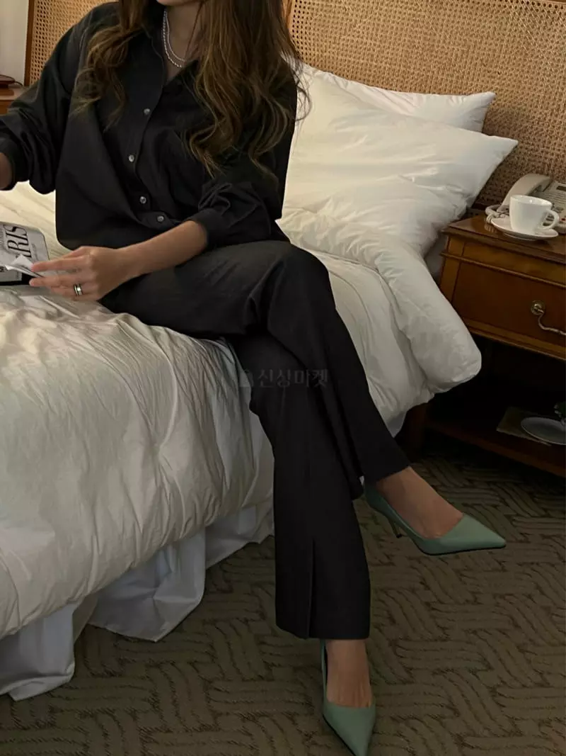 Douze - Korean Women Fashion - #momslook - Shell Jeans