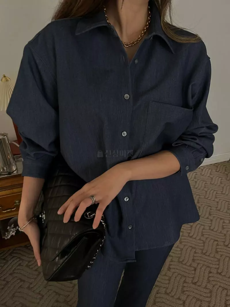 Douze - Korean Women Fashion - #womensfashion - Shell Shirt - 4