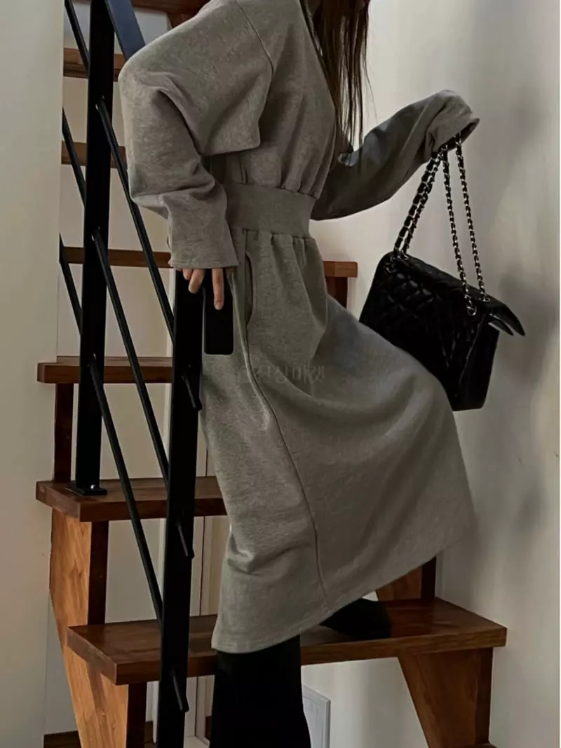 Douze - Korean Women Fashion - #momslook - Terry One-piece - 3