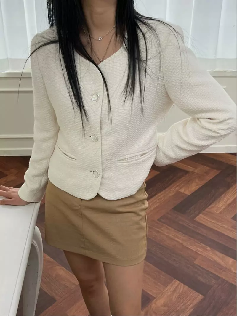 Douze - Korean Women Fashion - #womensfashion - Twid Jacket