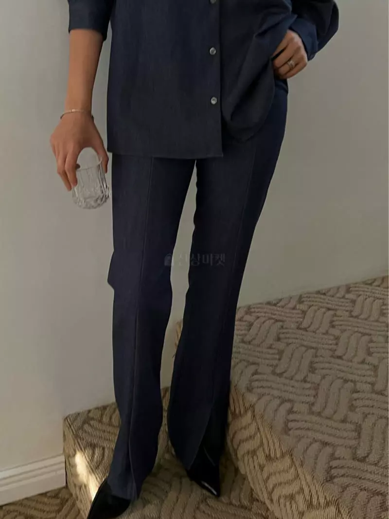 Douze - Korean Women Fashion - #womensfashion - Shell Jeans - 8