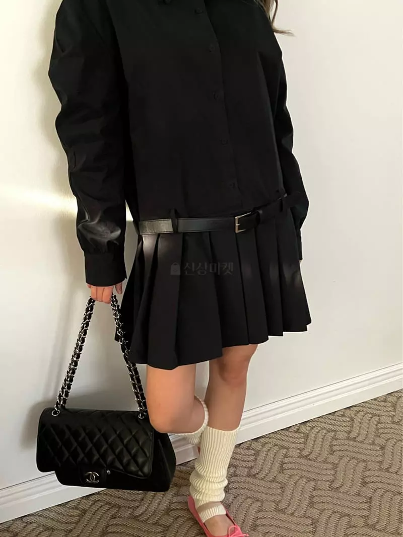 Douze - Korean Women Fashion - #womensfashion - Belt One-piece