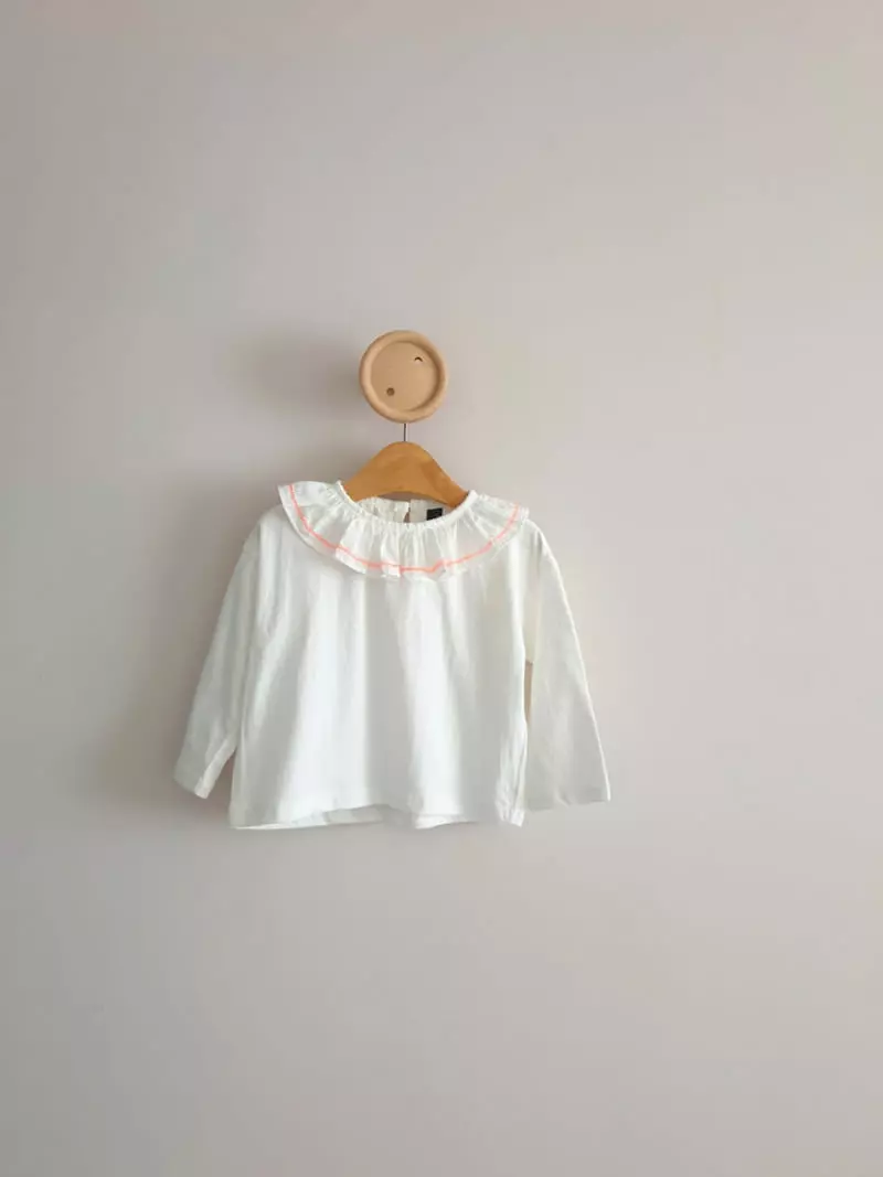 Eclair - Korean Children Fashion - #discoveringself - Ruffle Tee - 3