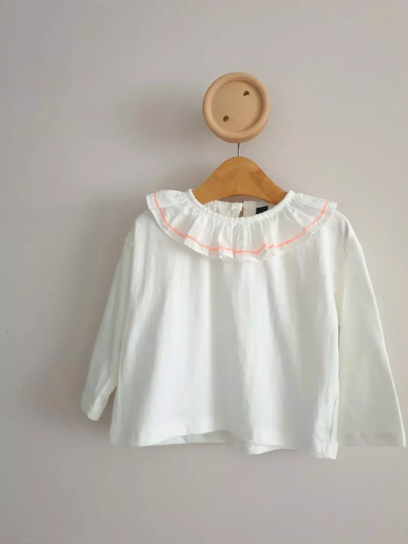 Eclair - Korean Children Fashion - #discoveringself - Ruffle Tee - 4