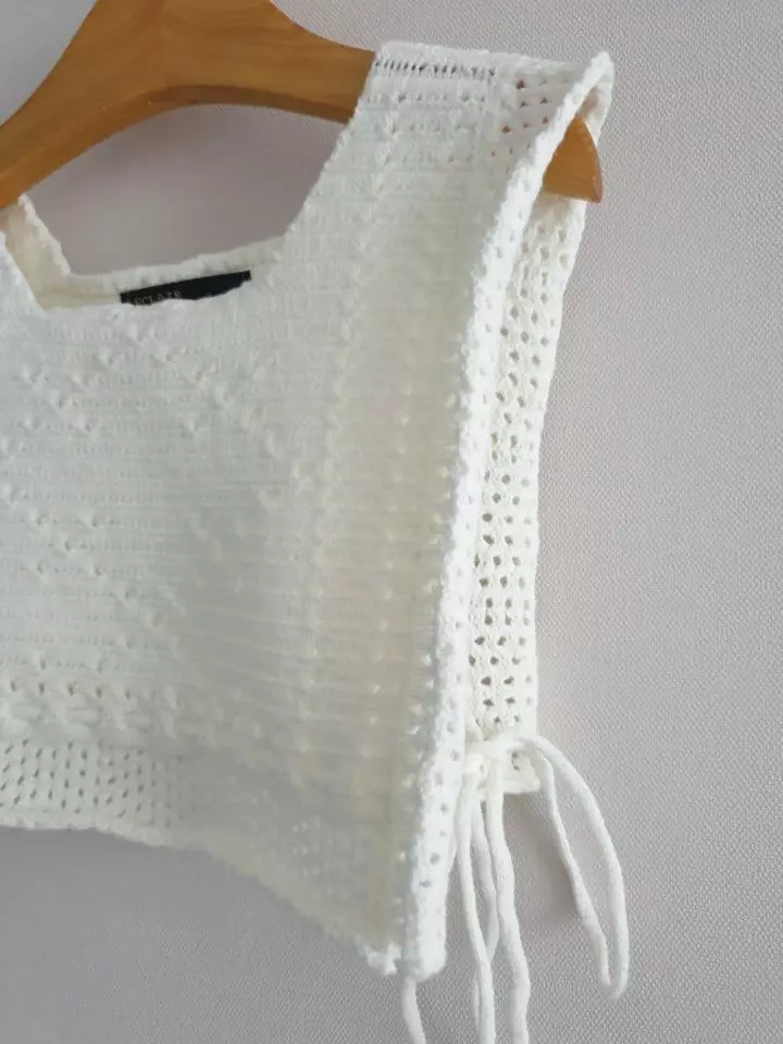 Eclair - Korean Children Fashion - #littlefashionista - Blang Vest Knit Tee - 3