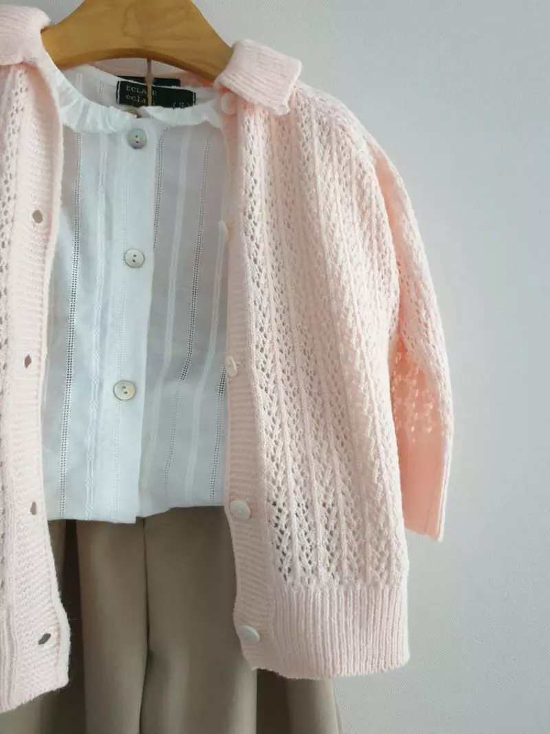 Eclair - Korean Children Fashion - #littlefashionista - Clear Cardigan - 9