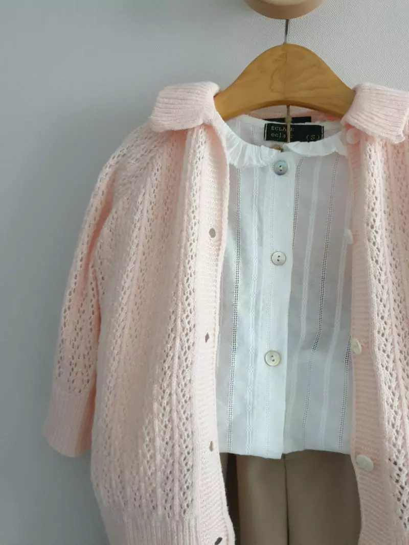 Eclair - Korean Children Fashion - #minifashionista - Clear Cardigan - 11