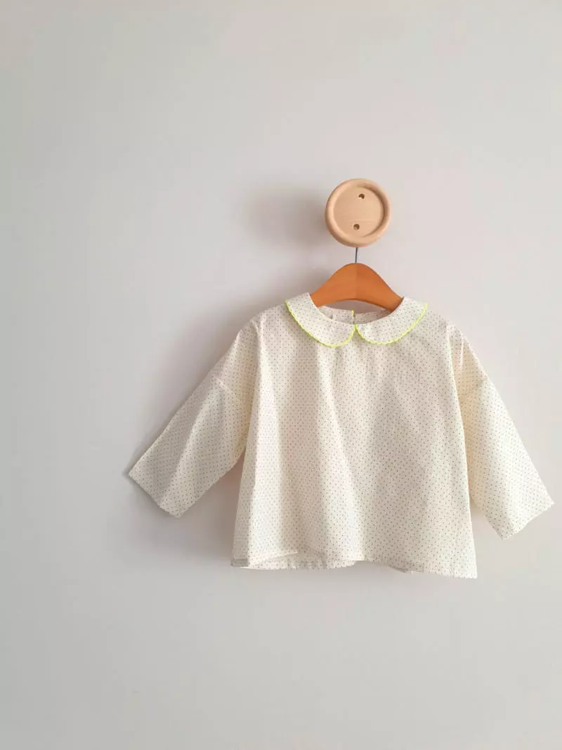 Eclair - Korean Children Fashion - #stylishchildhood - Adell Blouse - 3
