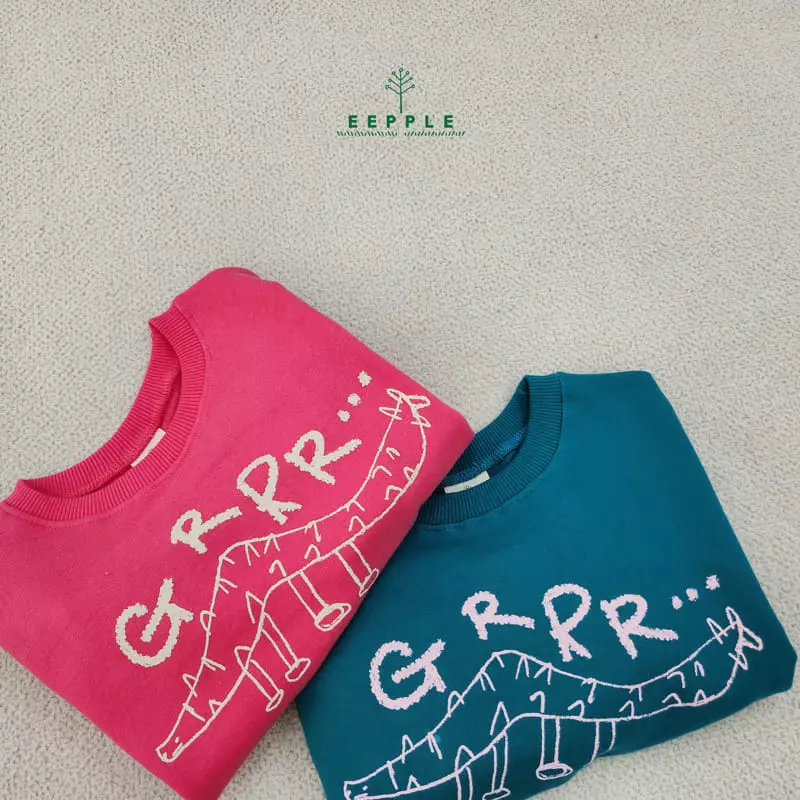 Eepple - Korean Children Fashion - #designkidswear - Dino Sweatshirt