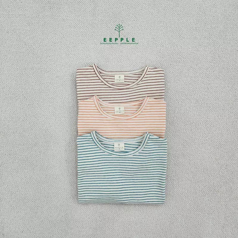 Eepple - Korean Children Fashion - #fashionkids - Spang Stripes Tee