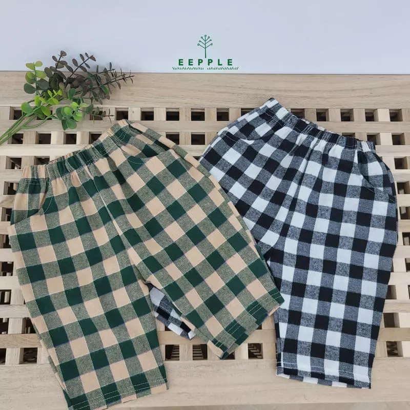 Eepple - Korean Children Fashion - #Kfashion4kids - Check Wide Pants - 4