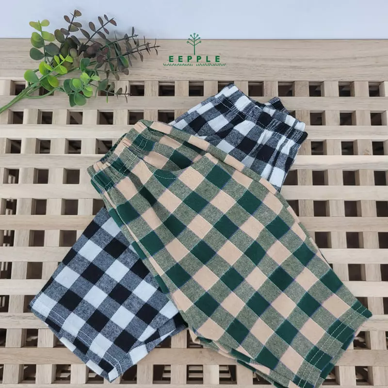 Eepple - Korean Children Fashion - #magicofchildhood - Check Wide Pants - 5