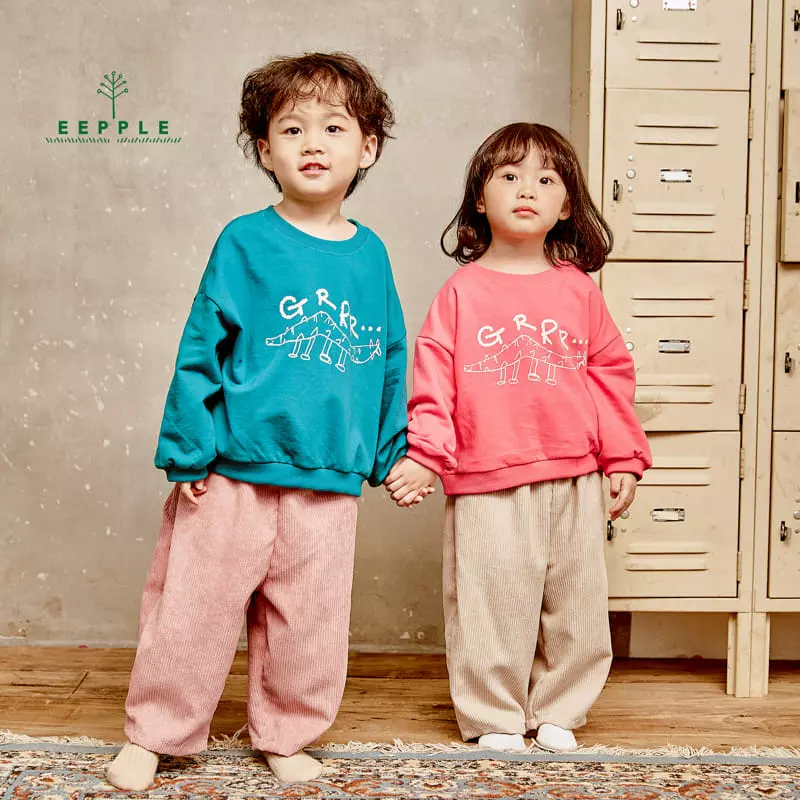 Eepple - Korean Children Fashion - #minifashionista - Dino Sweatshirt - 10