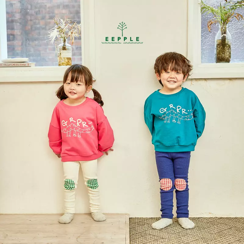 Eepple - Korean Children Fashion - #prettylittlegirls - Check Rib Leggings - 3