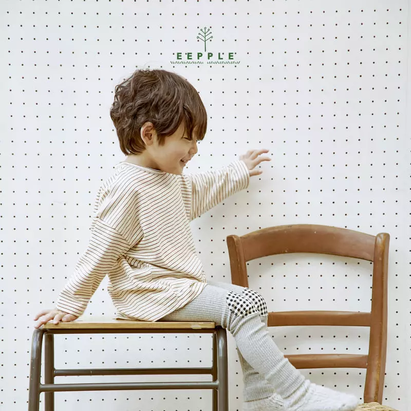 Eepple - Korean Children Fashion - #prettylittlegirls - Spang Stripes Tee - 9
