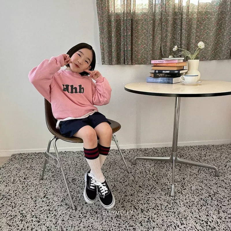 Ellymolly - Korean Children Fashion - #discoveringself - H Sweatshirt - 3