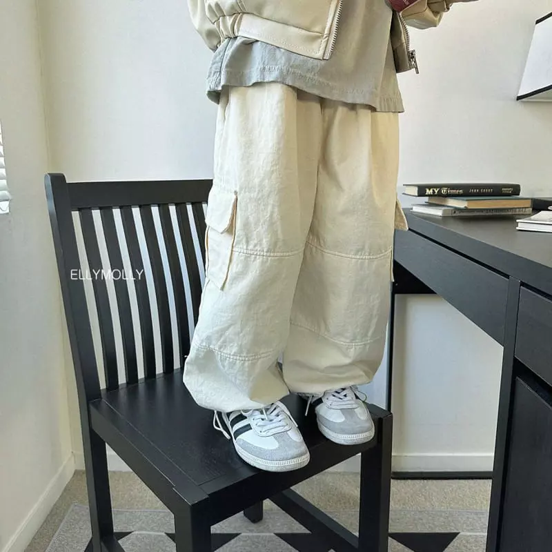 Ellymolly - Korean Children Fashion - #littlefashionista - Cargo Two Pants - 2