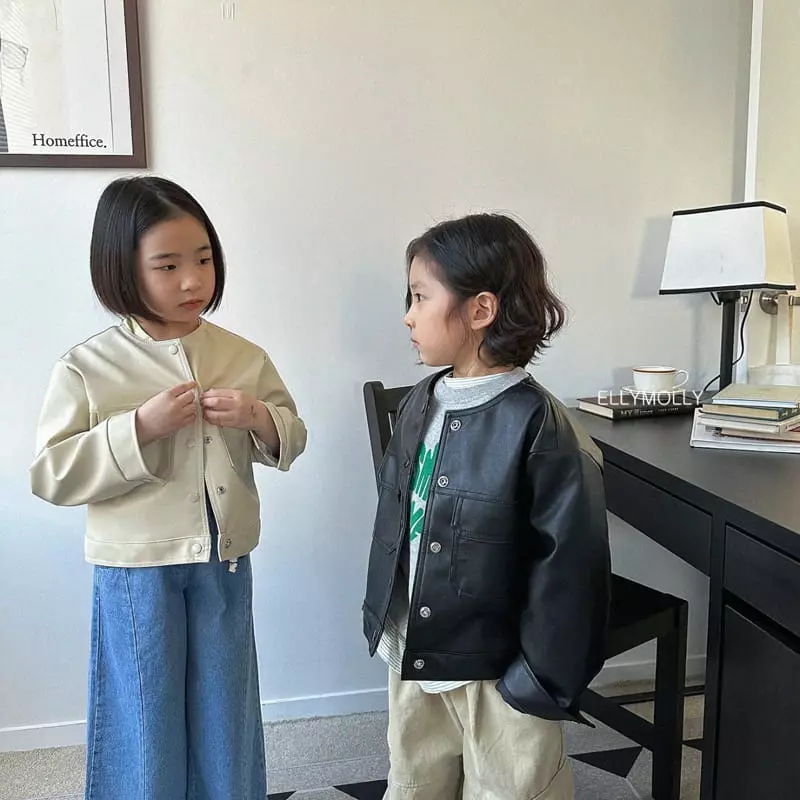 Ellymolly - Korean Children Fashion - #littlefashionista - Slit Wide Jeans