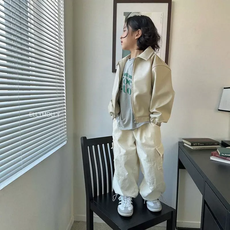Ellymolly - Korean Children Fashion - #prettylittlegirls - Cargo Two Pants - 5