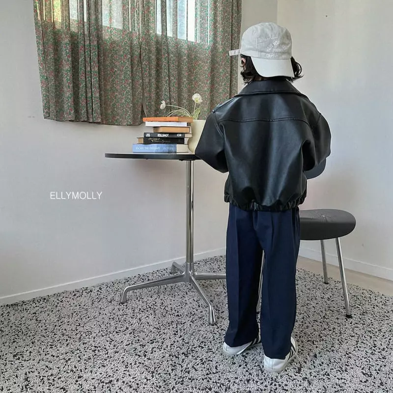 Ellymolly - Korean Children Fashion - #toddlerclothing - Chic Wrinkle Pants - 9