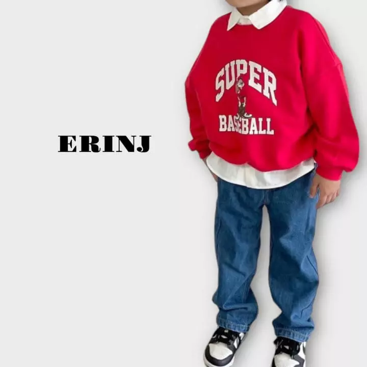Erin J - Korean Children Fashion - #kidsshorts - Barnie Sweatshirt - 6