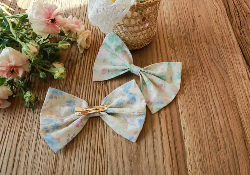 Flo - Korean Children Fashion - #prettylittlegirls - Flower Hairpin Set - 5