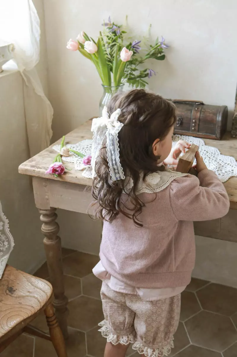 Flo - Korean Children Fashion - #todddlerfashion - Lilac Lace Hairpin - 5