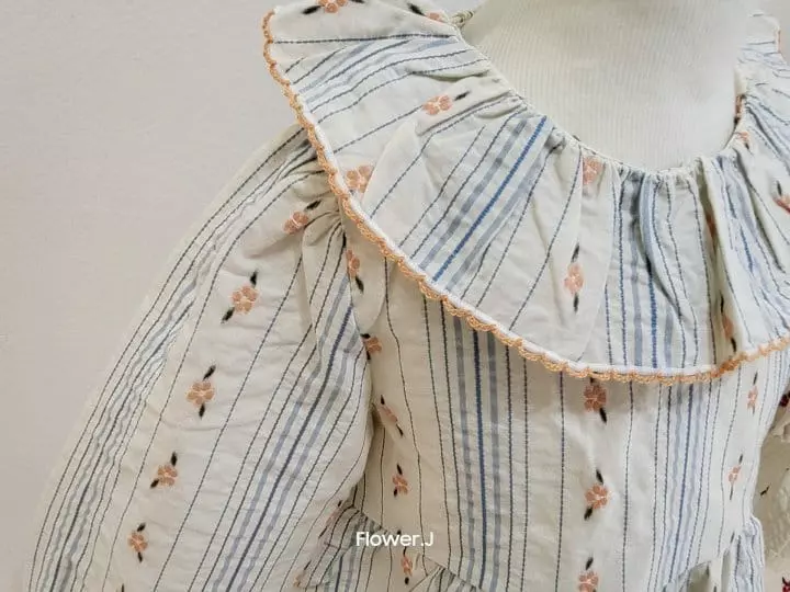 Flower J - Korean Children Fashion - #childofig - Pin Cok One-piece - 11