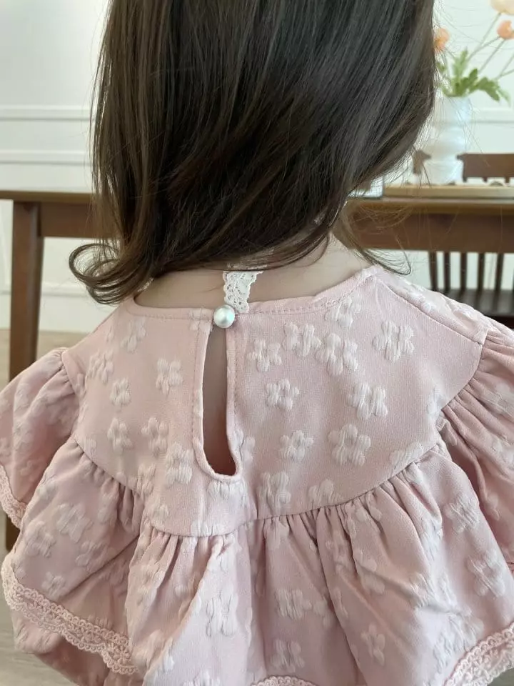Flower J - Korean Children Fashion - #childrensboutique - Embo One-piece - 7