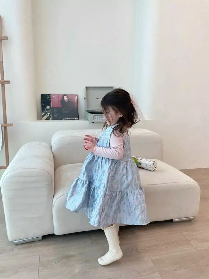 Flower J - Korean Children Fashion - #fashionkids - Jacquard One-piece - 5