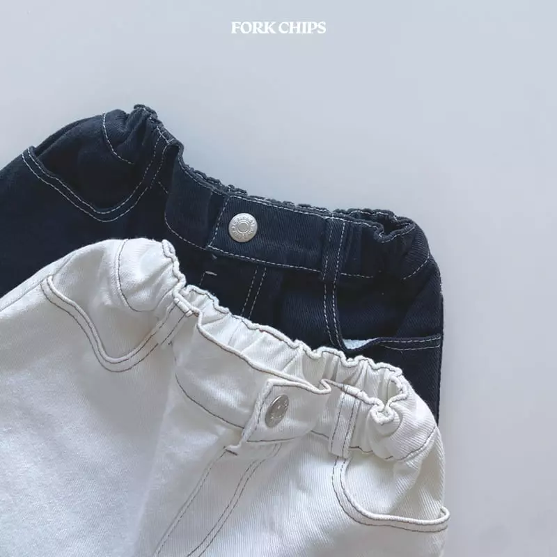 Fork Chips - Korean Children Fashion - #Kfashion4kids - Minimal Shorts - 6
