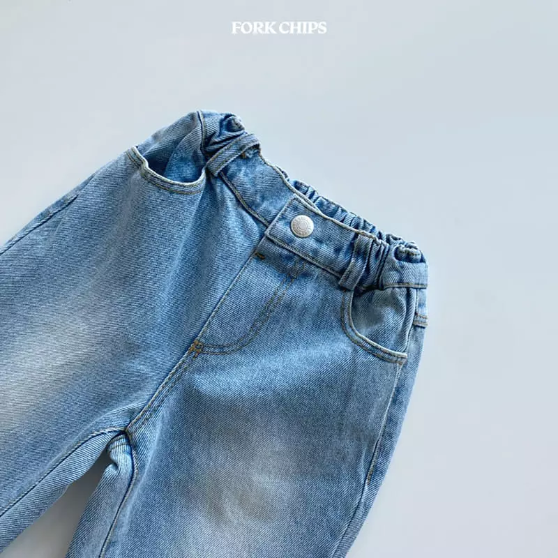 Fork Chips - Korean Children Fashion - #Kfashion4kids - Wendy Jeans - 5