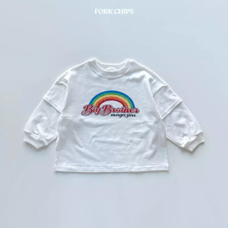 Fork Chips - Korean Children Fashion - #childofig - Ohai Layered Tee