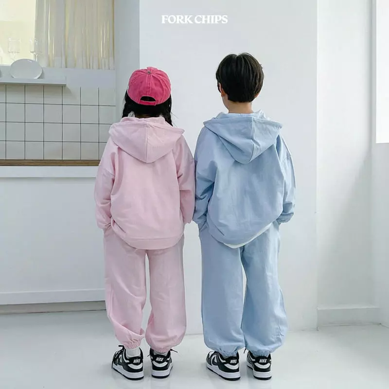 Fork Chips - Korean Children Fashion - #childofig - Crown Top Bottom Set - 9