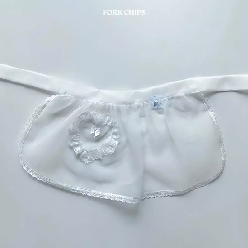 Fork Chips - Korean Children Fashion - #childofig - Heart Apron