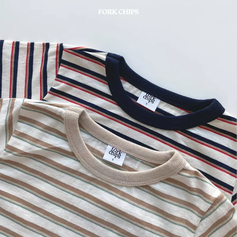 Fork Chips - Korean Children Fashion - #childrensboutique - Marcaro Short Sleeves Tee - 5