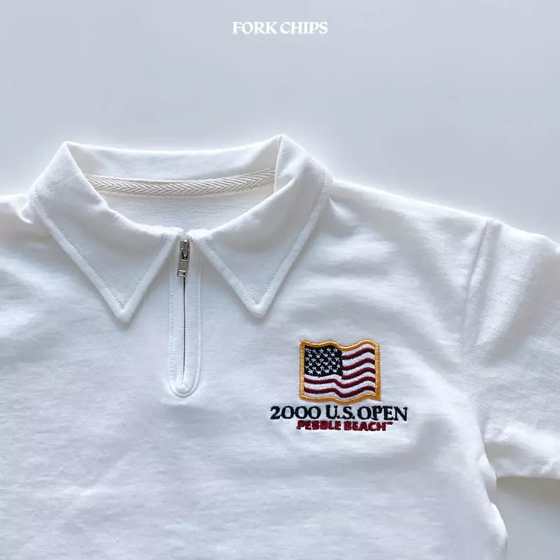 Fork Chips - Korean Children Fashion - #childrensboutique - Washing Tee - 3