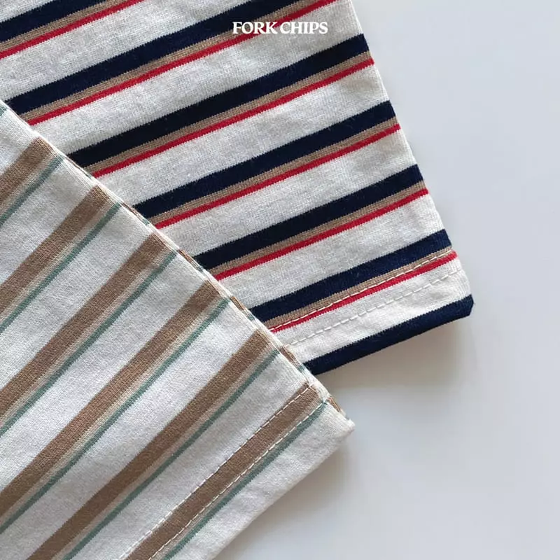 Fork Chips - Korean Children Fashion - #designkidswear - Marcaro Short Sleeves Tee - 6